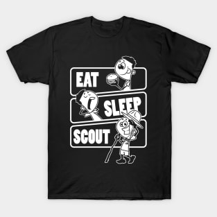 Eat Sleep Scout Repeat - Hiking Scouting Scout product T-Shirt